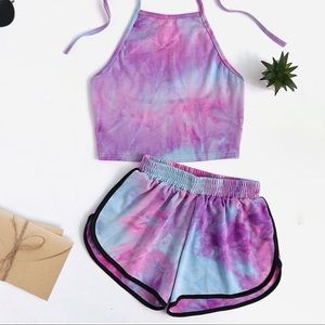 2 Piece Crop Halter Set